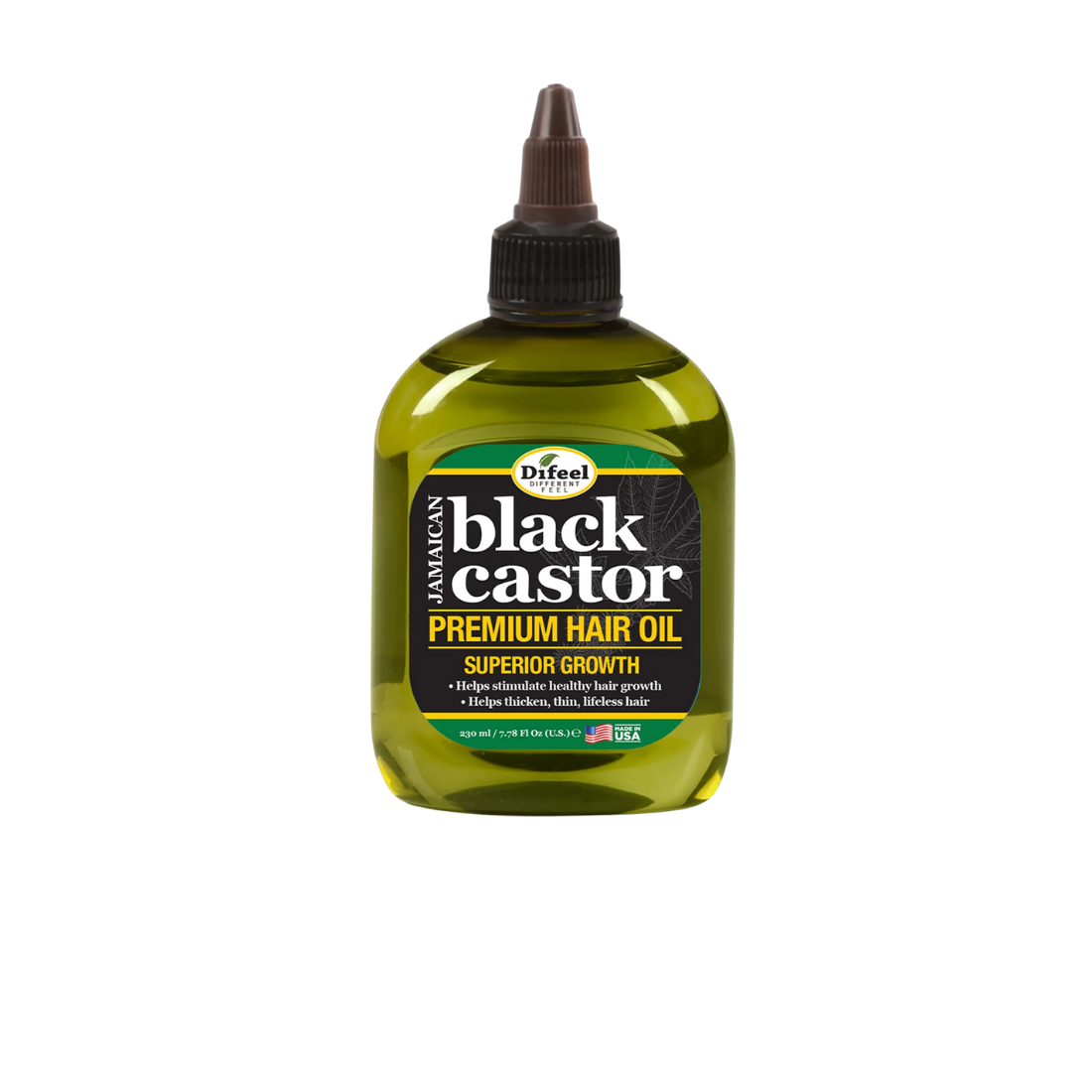 Difeel 99% Natural Premium Jamaican Black Castor Hair Oil 7.1 oz.