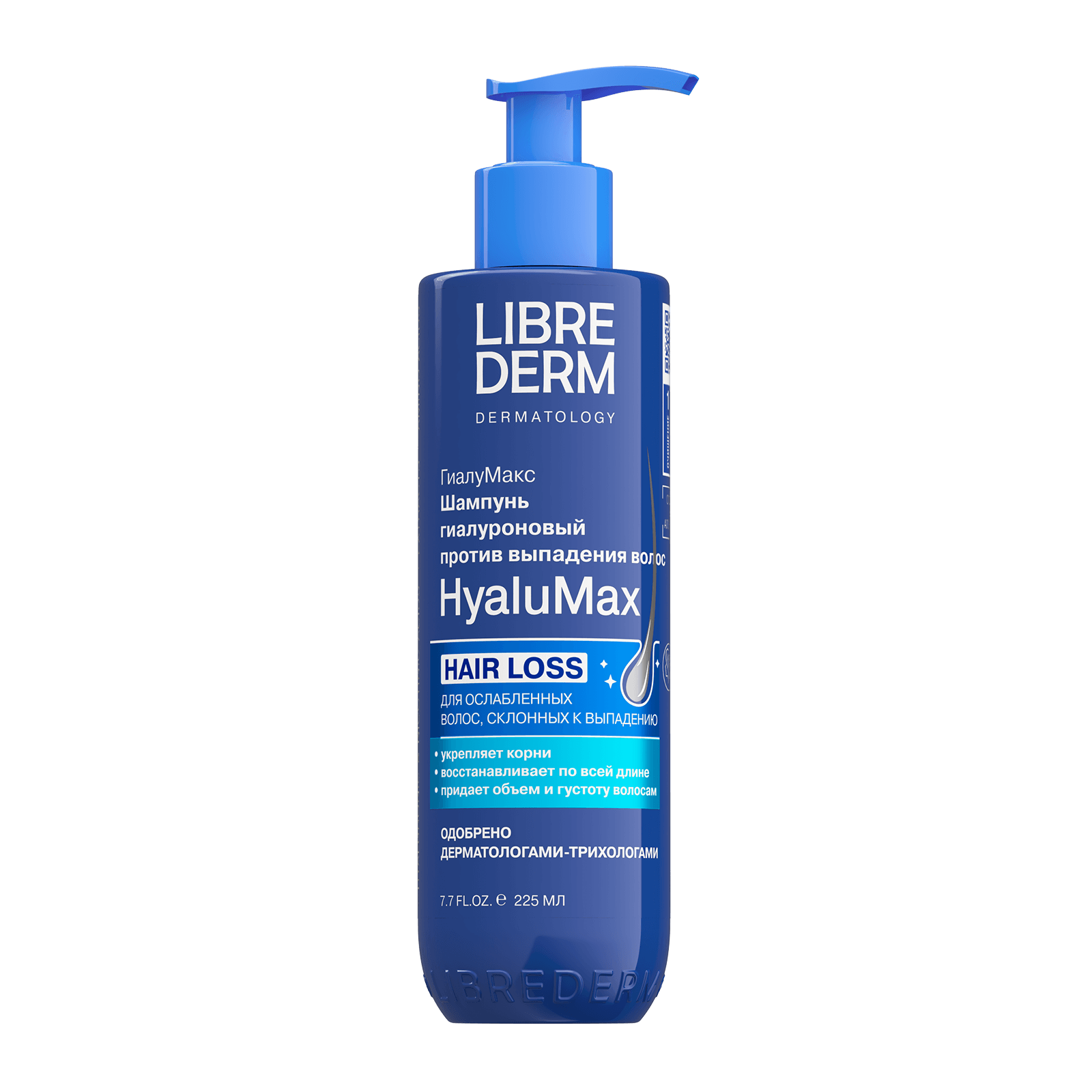 Hyaluronic shampoo against hair loss 225 ml
