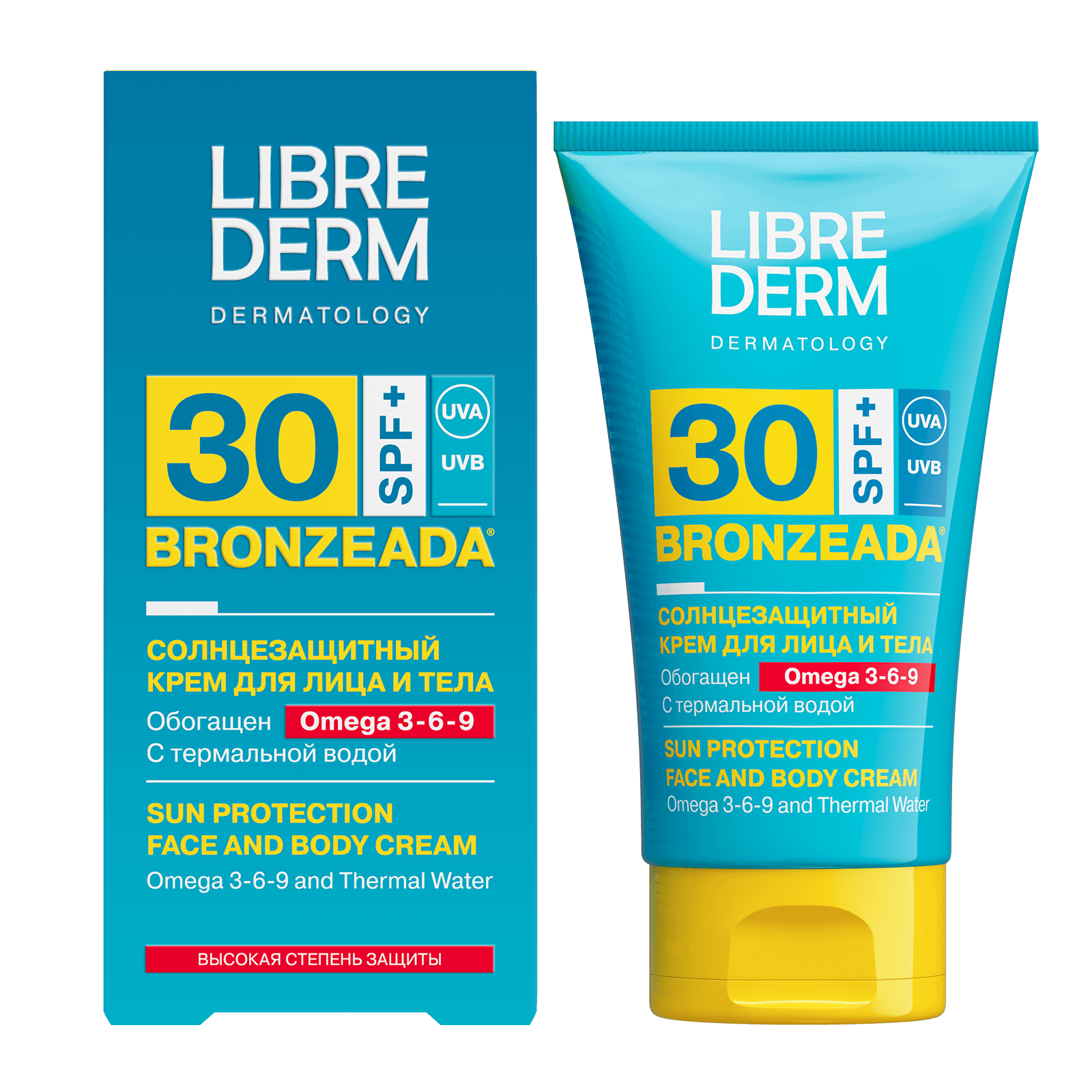 Sunscreen SPF30 with Omega 3-6-9 and thermal water 150 ml