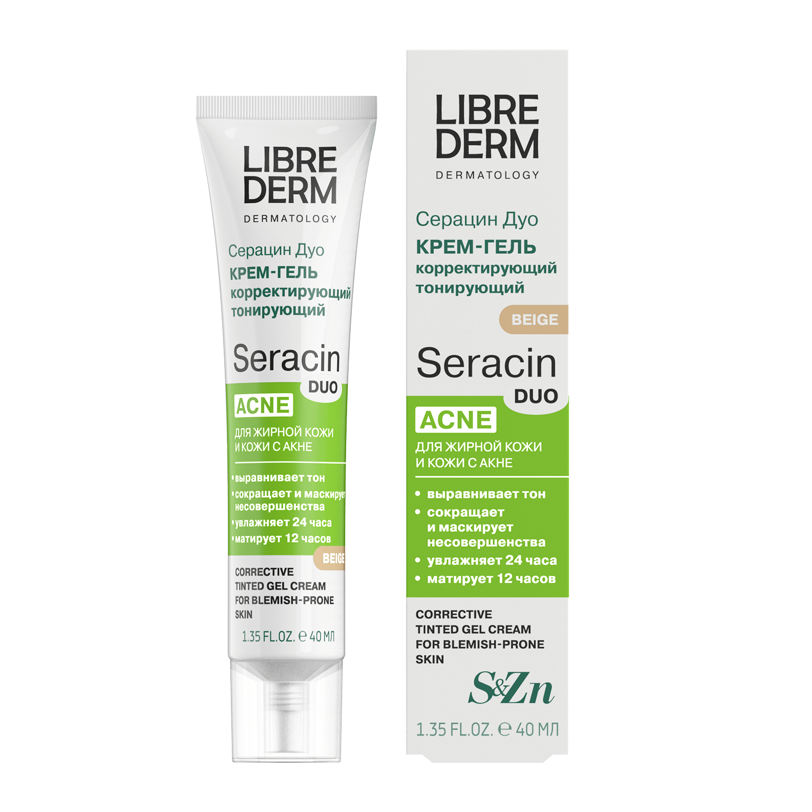 DUO cream-gel corrective tinting beige tone 40 ml