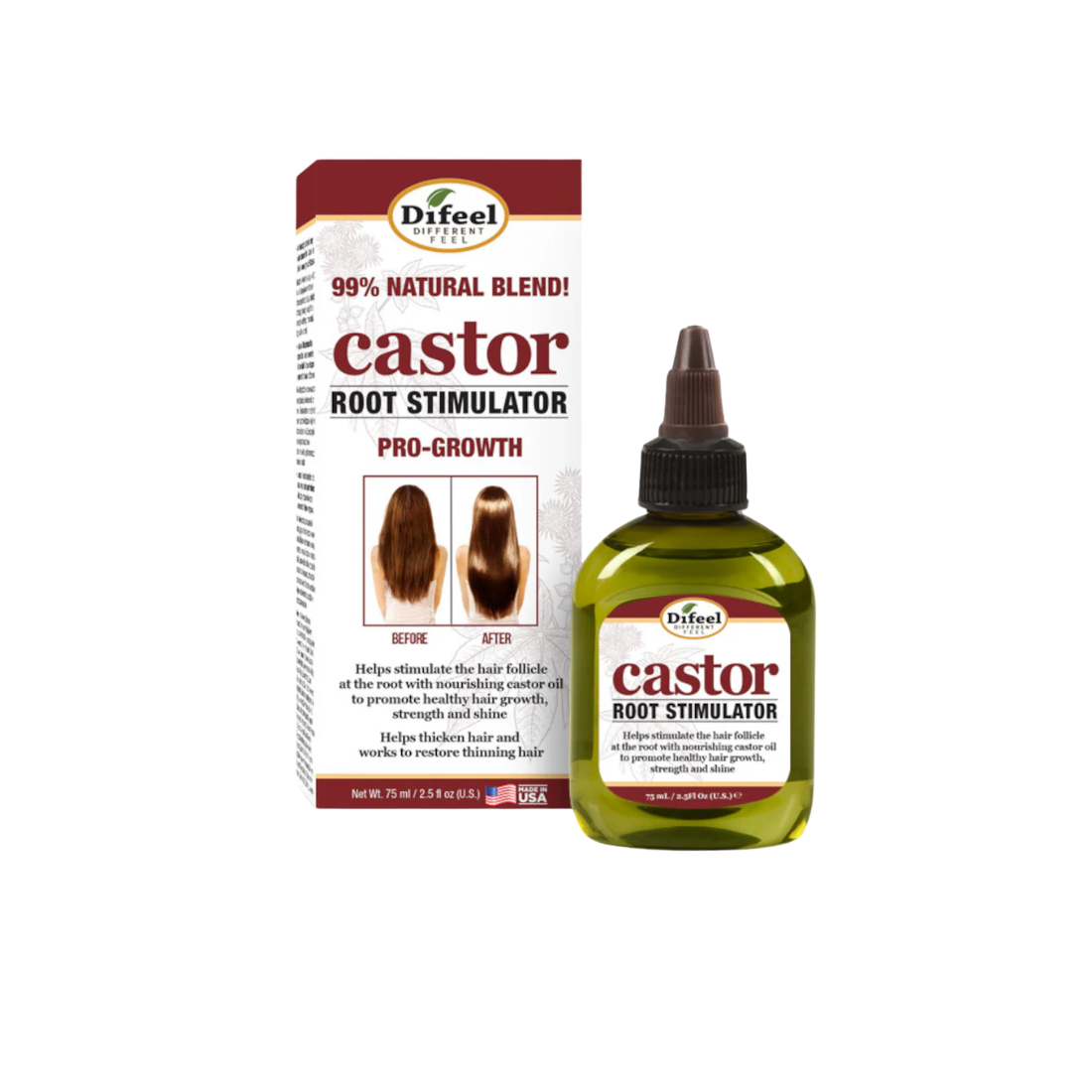 Difeel Castor Pro-Growth Root Stimulator 2.5 oz.