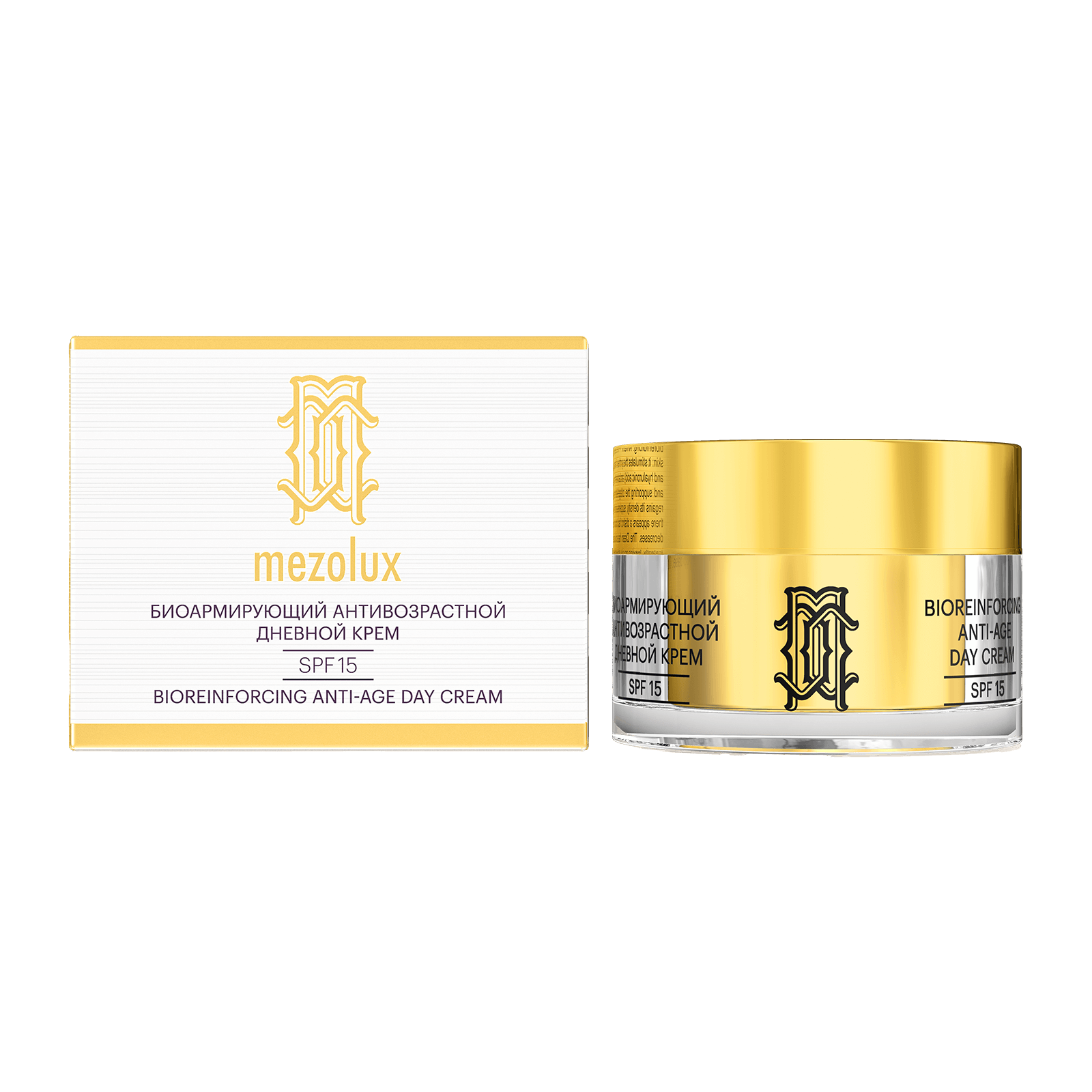 Bio-reinforcing anti-aging day cream for face, neck and décolleté SPF15, 50 ml