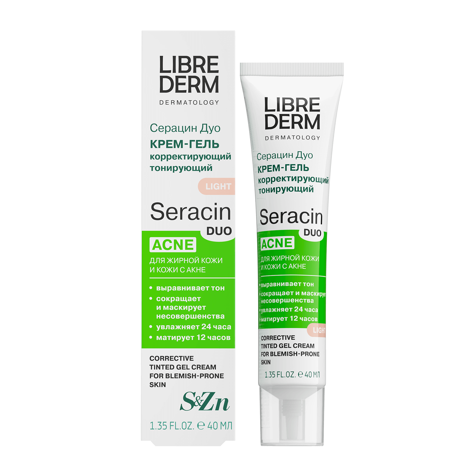 DUO cream-gel corrective tinting light beige tone 40 ml