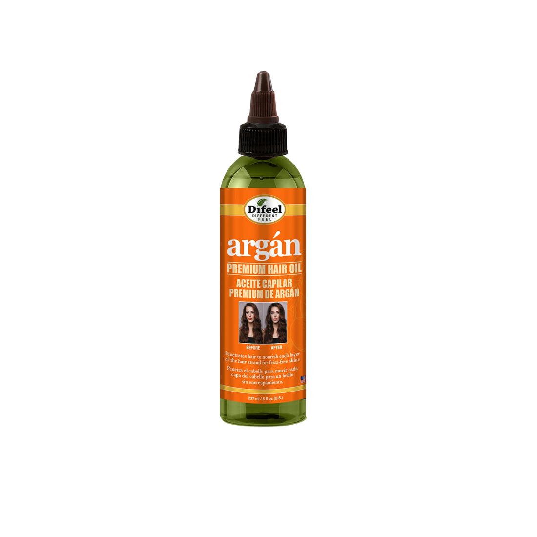 Difeel Argan Hydrating Premium Hair Oil 8 oz.